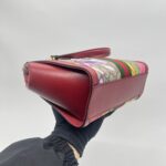 Gucci Ophidia Top Handle GG Supreme Flora Red GHW