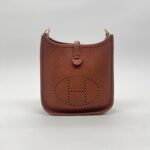 Hermes Mini Evelyne Clemence Cuivre GHW