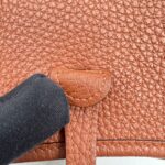 Hermes Mini Evelyne Clemence Cuivre GHW