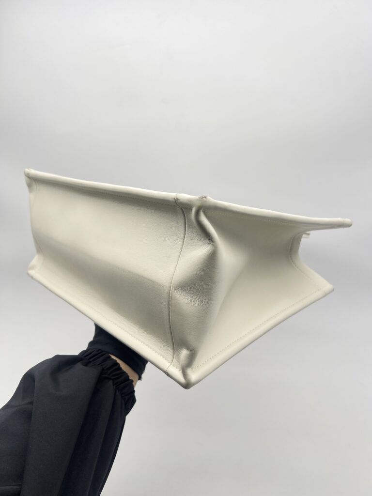Dior Book Tote Canvas White GHW