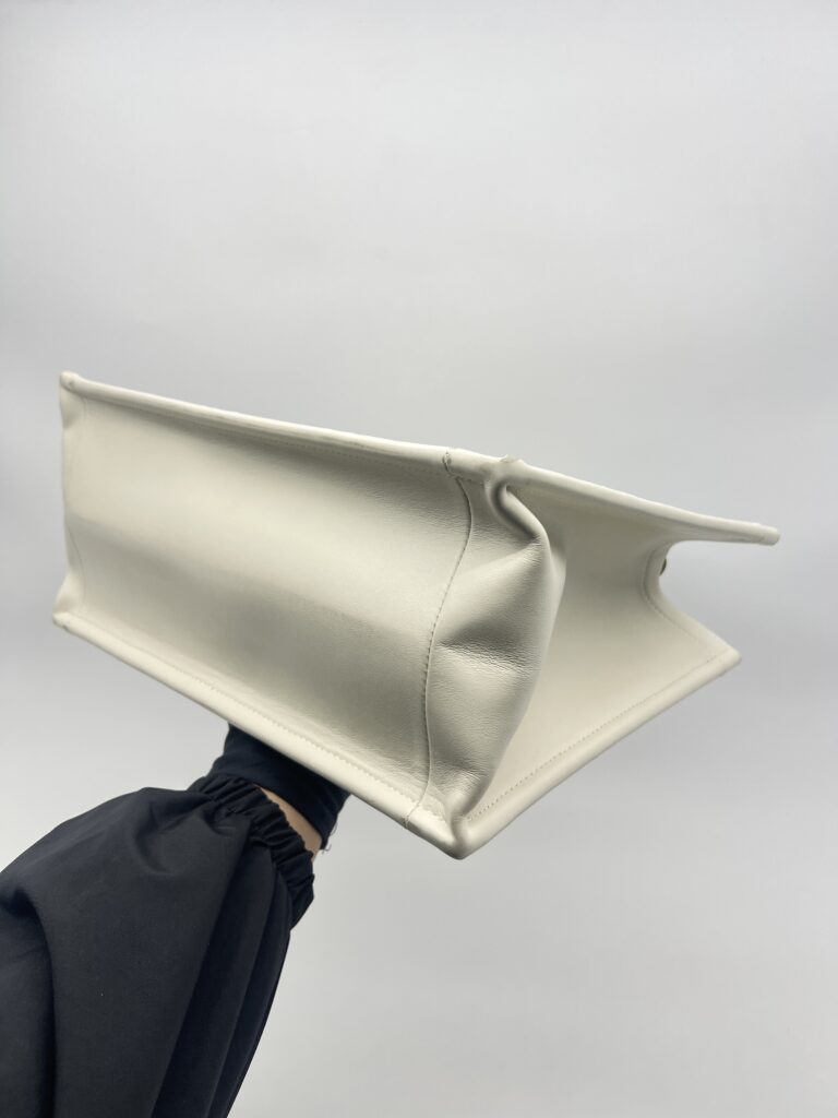 Dior Book Tote Canvas White GHW