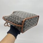 Goyard Mini Anjou Goyardine Noir Tan