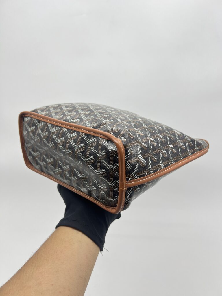 Goyard Mini Anjou Goyardine Noir Tan