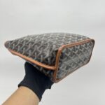 Goyard Mini Anjou Goyardine Noir Tan