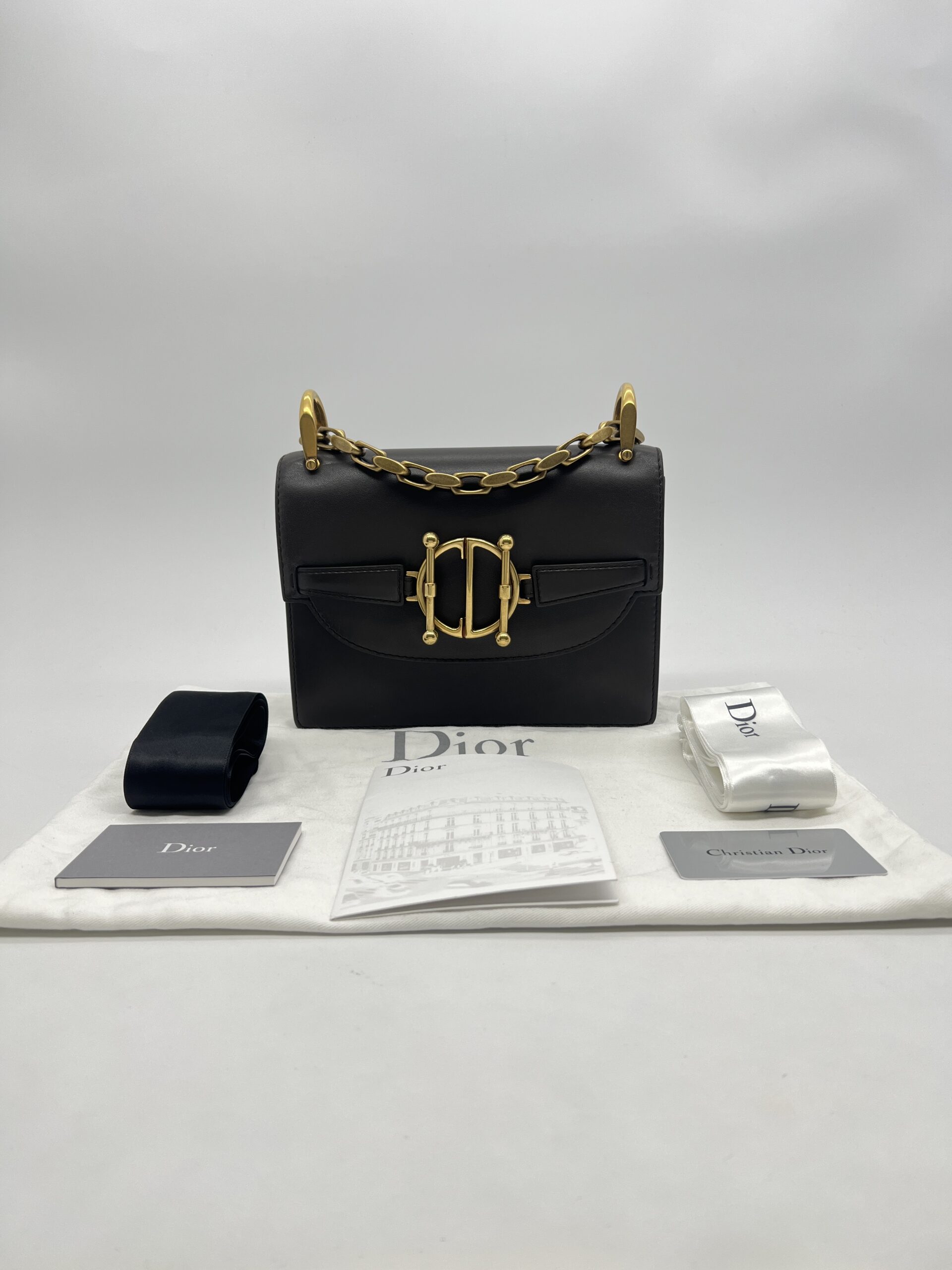 Dior Direction Bag Dark Brown GHW