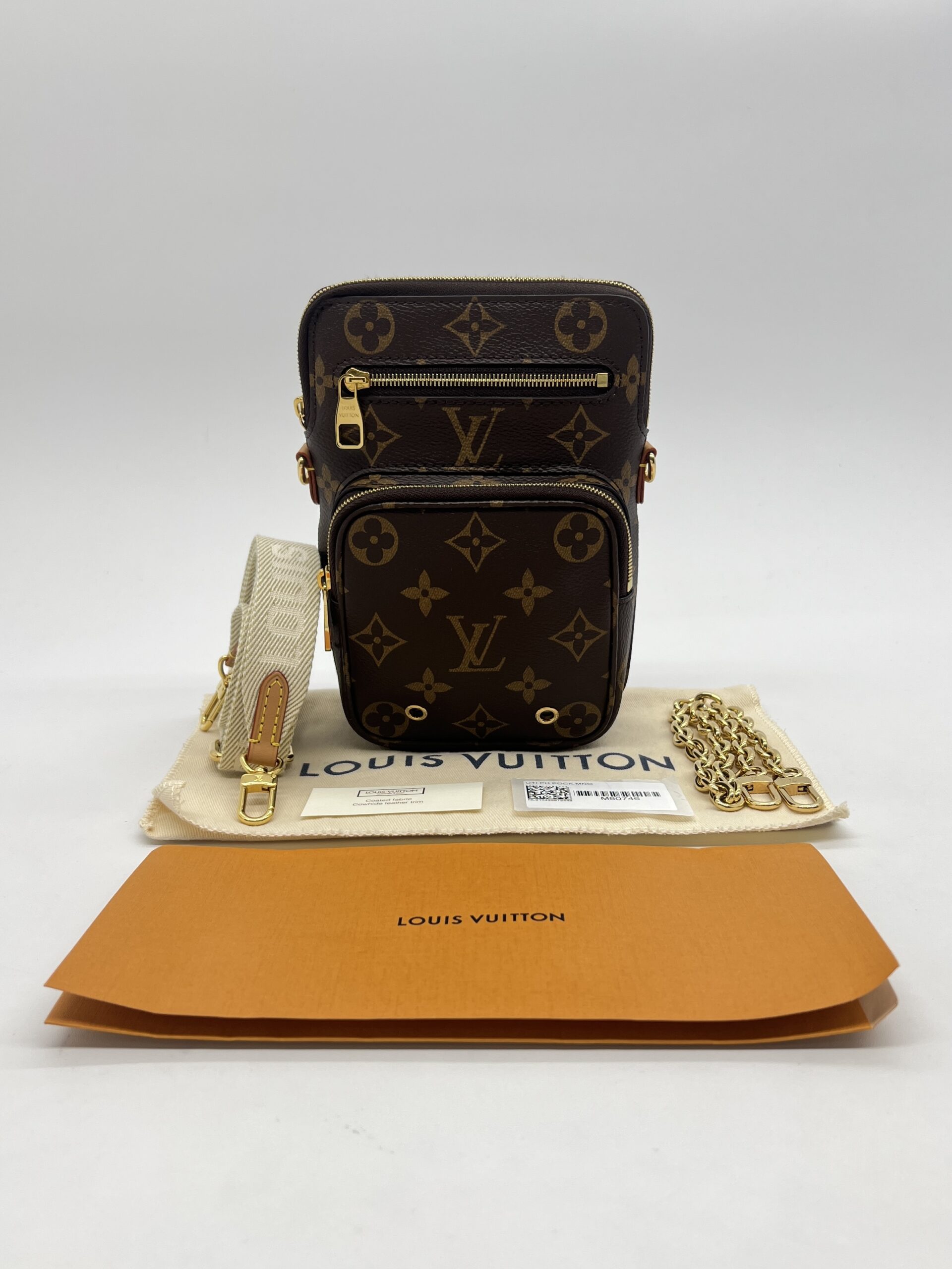 Louis Vuitton Utility Phone Sling Monogram GHW