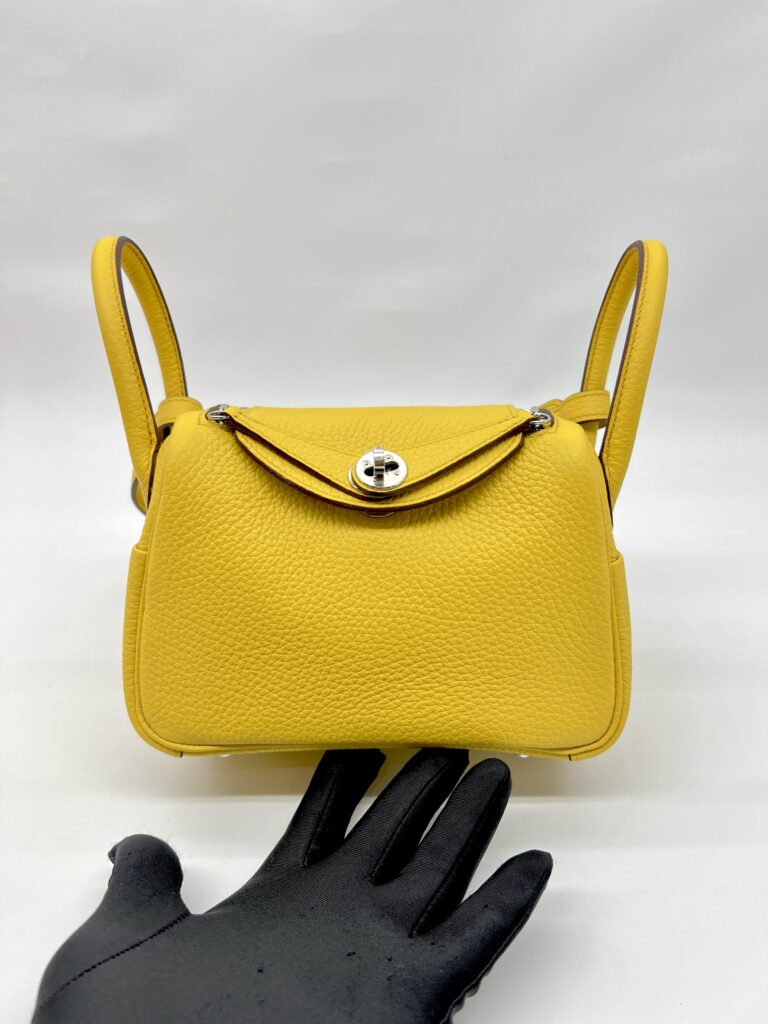 Hermes Mini Lindy Clemence Sun PHW