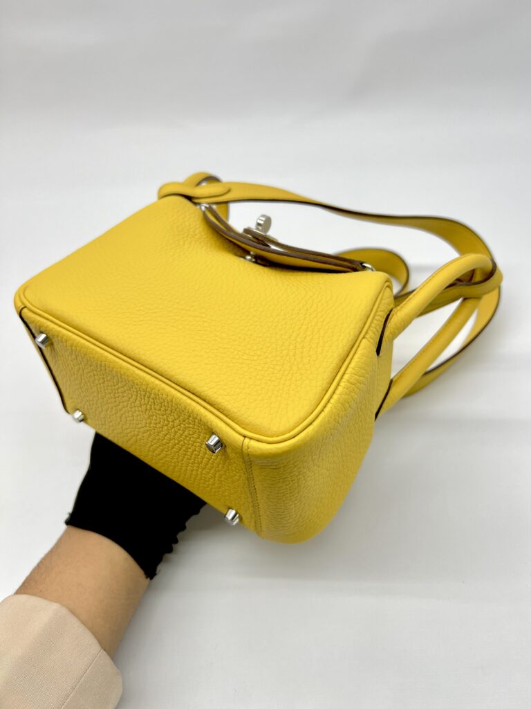 Hermes Mini Lindy Clemence Sun PHW