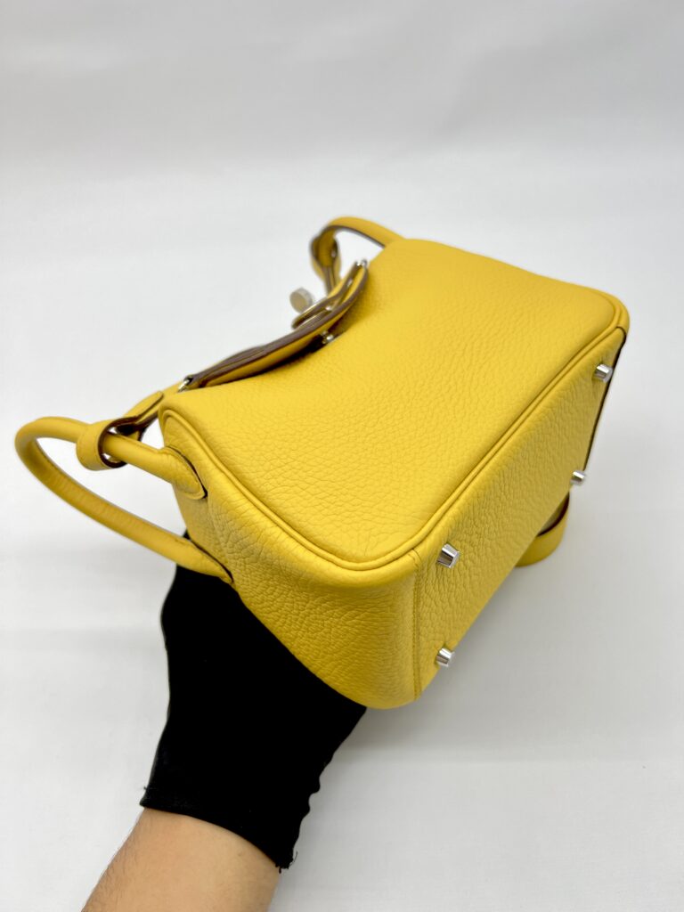 Hermes Mini Lindy Clemence Sun PHW