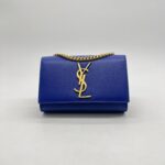 Saint Laurent Kate Small Blue GHW