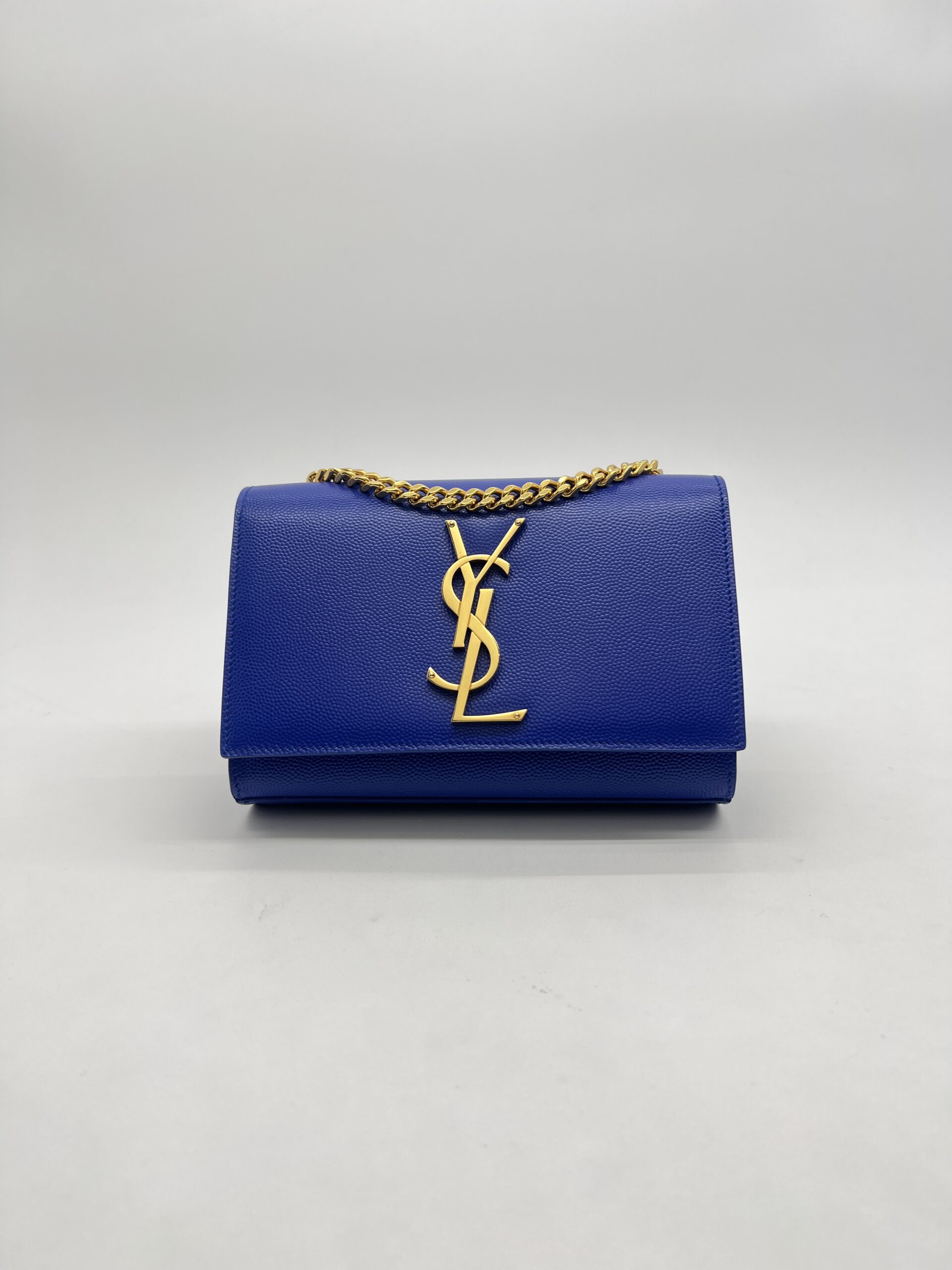 Saint Laurent Kate Small Blue GHW