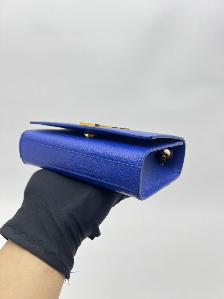 Saint Laurent Kate Small Blue GHW