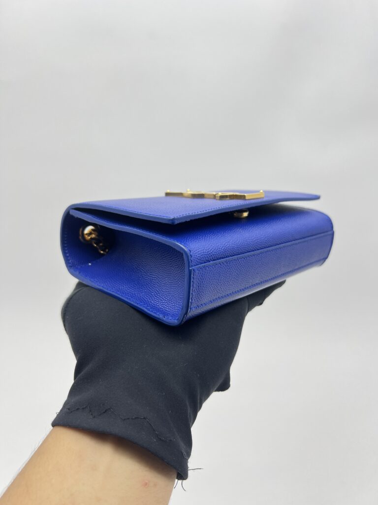 Saint Laurent Kate Small Blue GHW