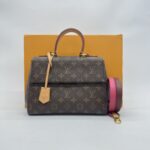 Louis Vuitton Cluny BB Monogram Bordeaux Fuchsia GHW