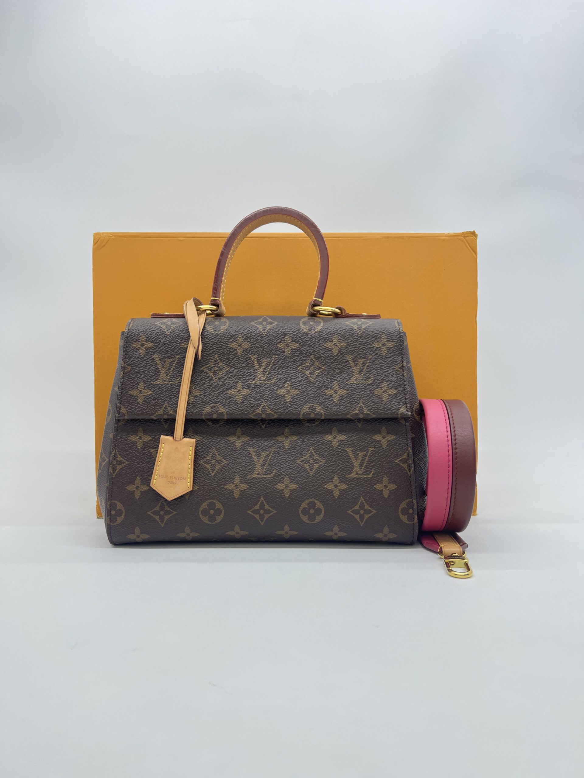 Louis Vuitton Cluny BB Monogram Bordeaux Fuchsia GHW