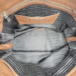 Prada Shopping Tote Side Zip Vitello Phenix Dark Brown /Bruciato SHW