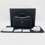 Chanel Vanity Top Handle Caviar Black LGHW