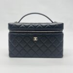 Chanel Vanity Top Handle Caviar Black LGHW