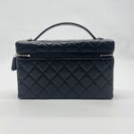 Chanel Vanity Top Handle Caviar Black LGHW