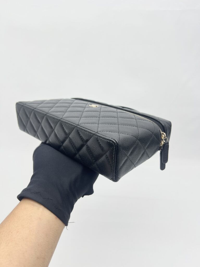 Chanel Vanity Top Handle Caviar Black LGHW