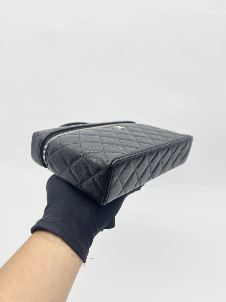 Chanel Vanity Top Handle Caviar Black LGHW