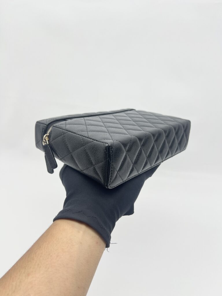 Chanel Vanity Top Handle Caviar Black LGHW