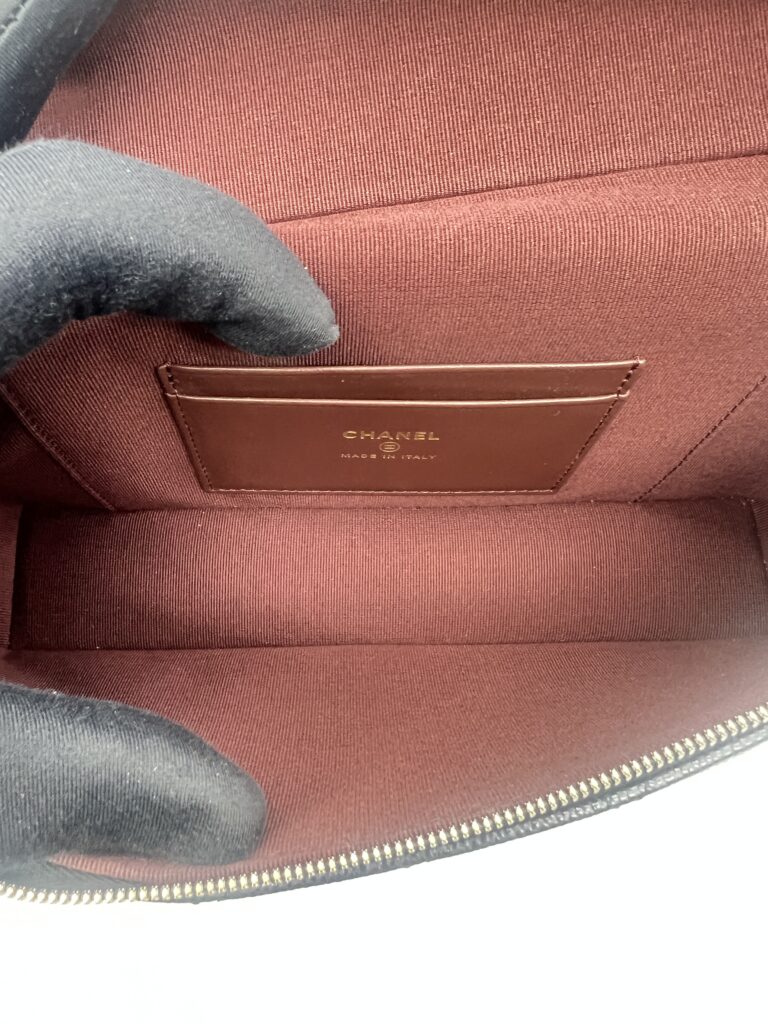 Chanel Vanity Top Handle Caviar Black LGHW