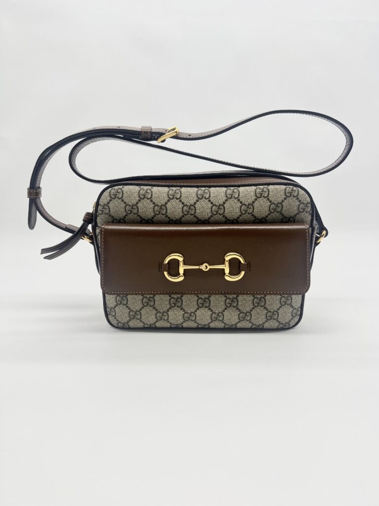 Gucci Horsebit Camera GG Supreme Brown GHW