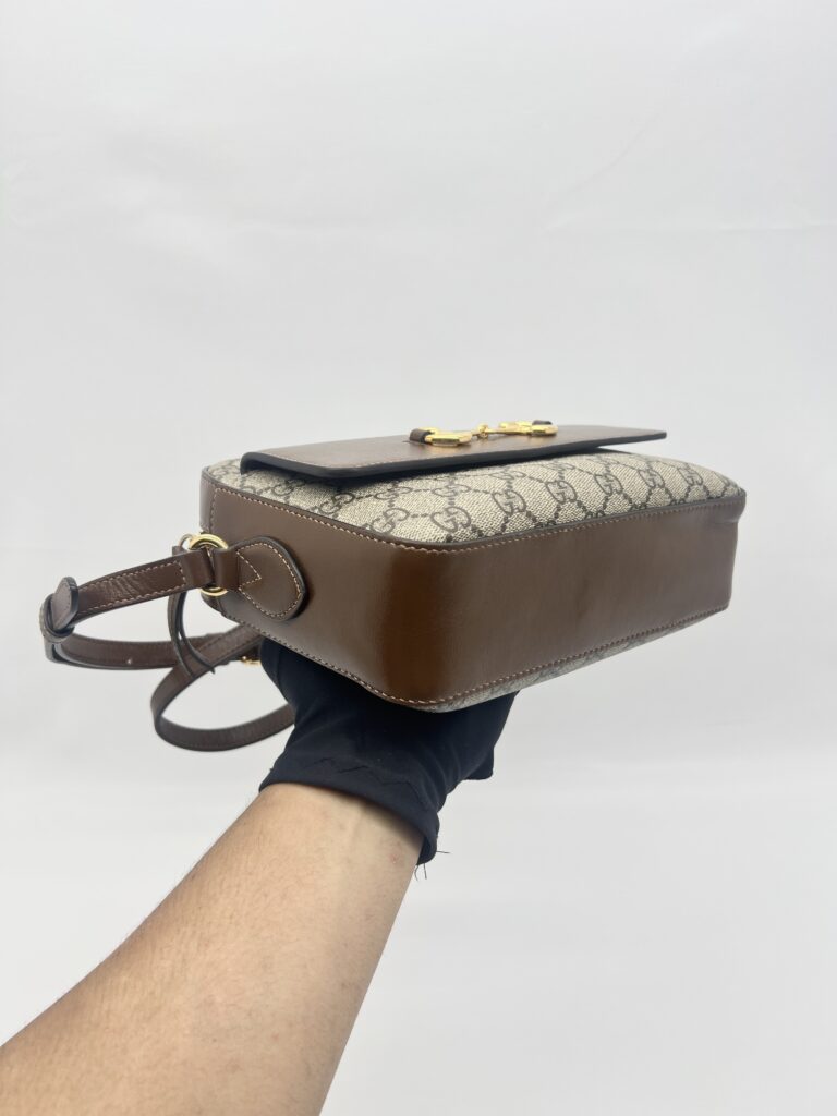 Gucci Horsebit Camera GG Supreme Brown GHW