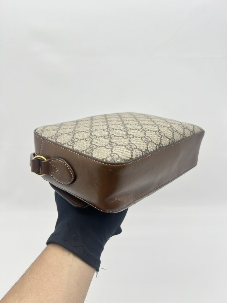 Gucci Horsebit Camera GG Supreme Brown GHW