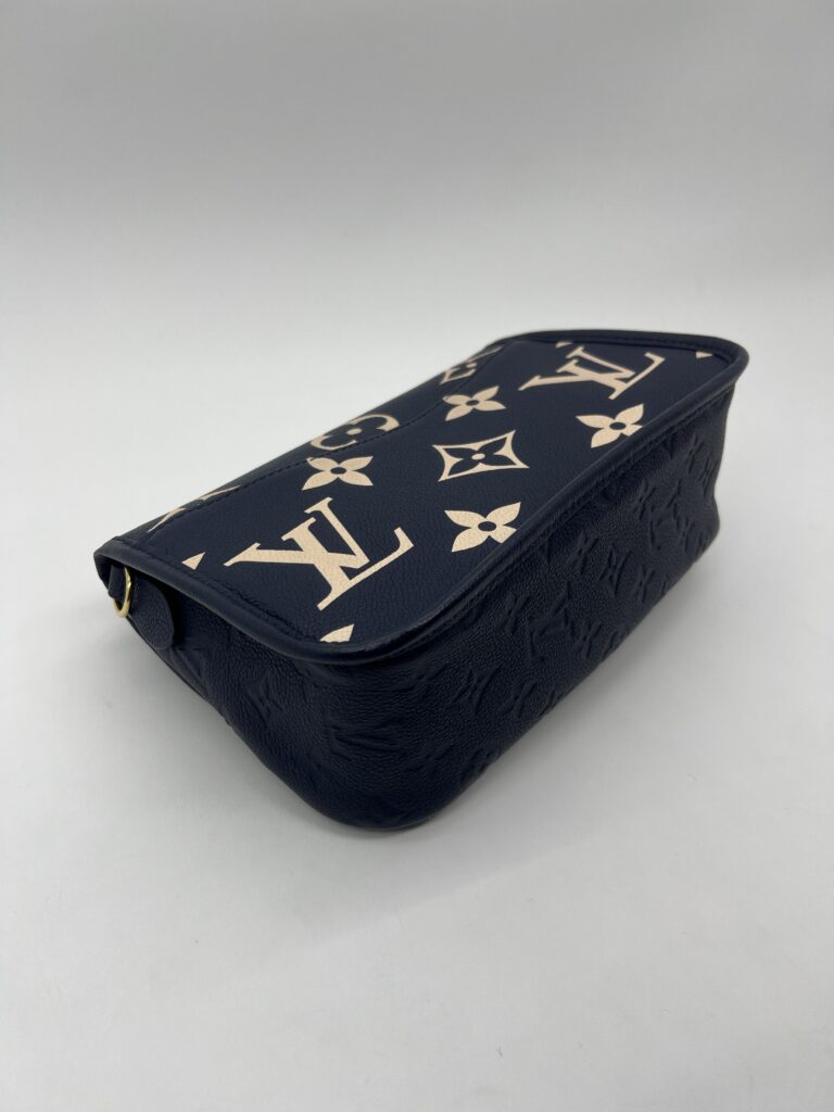 Louis Vuitton Diane PM Monogram Empreinte Navy Creme GHW