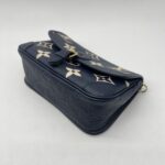 Louis Vuitton Diane PM Monogram Empreinte Navy Creme GHW