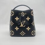 Louis Vuitton Neo Neo MM Monogram Empreinte Giant Noir Beige GHW