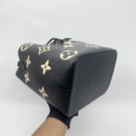Louis Vuitton Neo Neo MM Monogram Empreinte Giant Noir Beige GHW