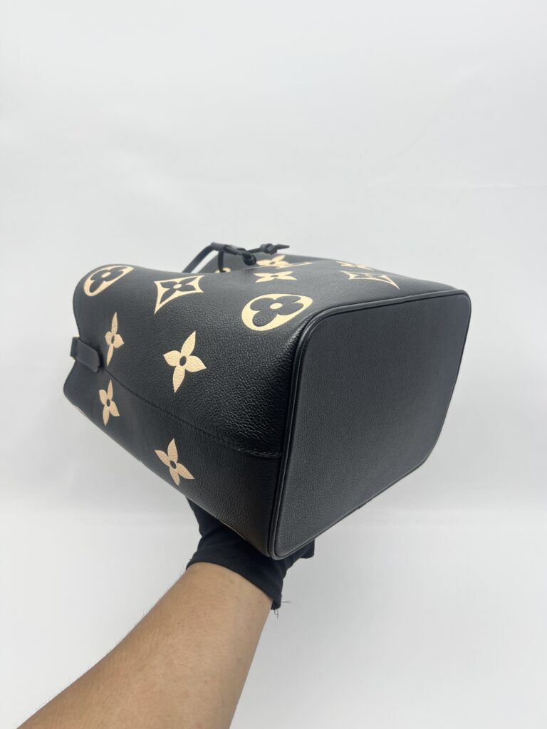 Louis Vuitton Neo Neo MM Monogram Empreinte Giant Noir Beige GHW