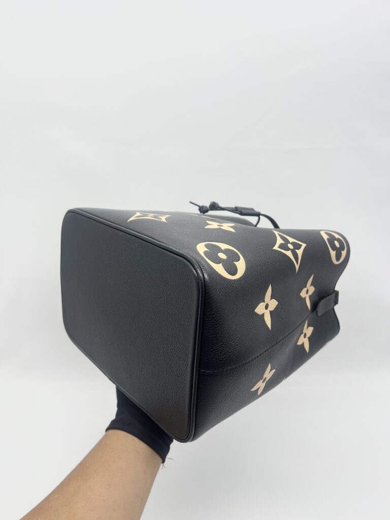 Louis Vuitton Neo Neo MM Monogram Empreinte Giant Noir Beige GHW