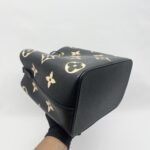 Louis Vuitton Neo Neo MM Monogram Empreinte Giant Noir Beige GHW