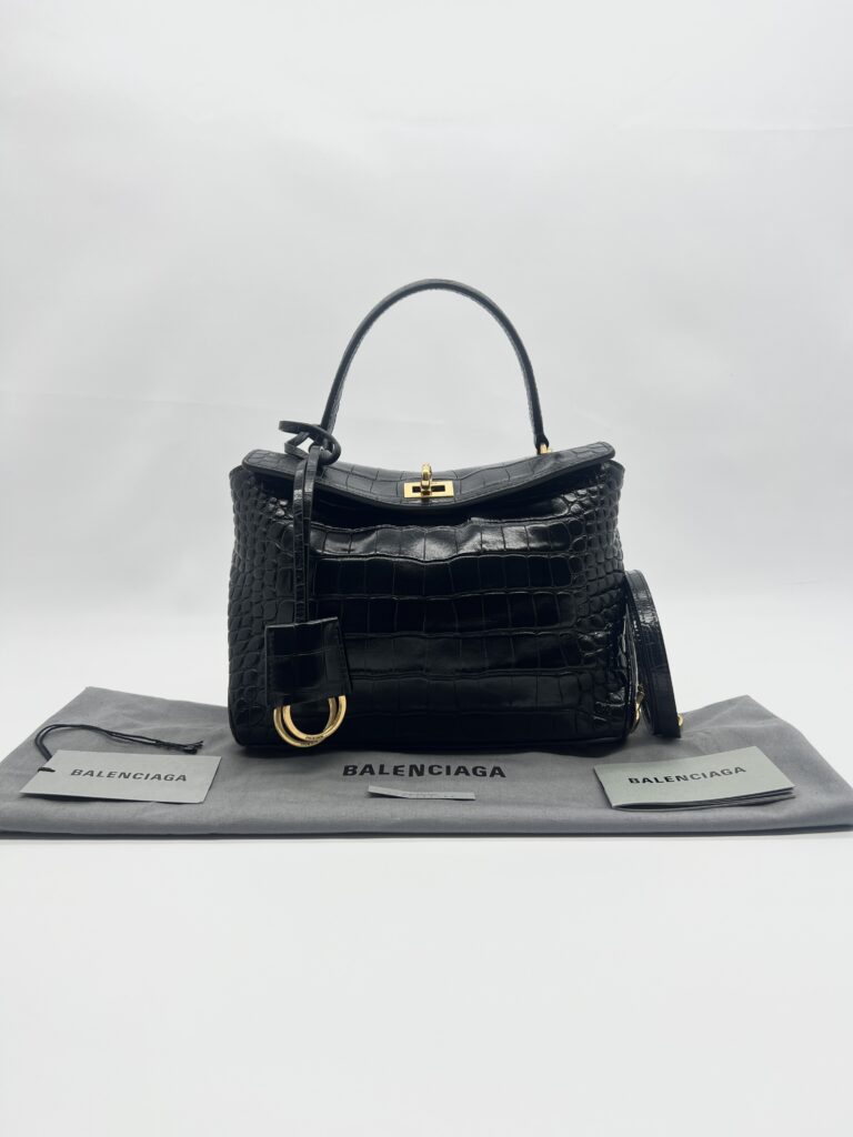 Rodeo Mini Croco Black GHW