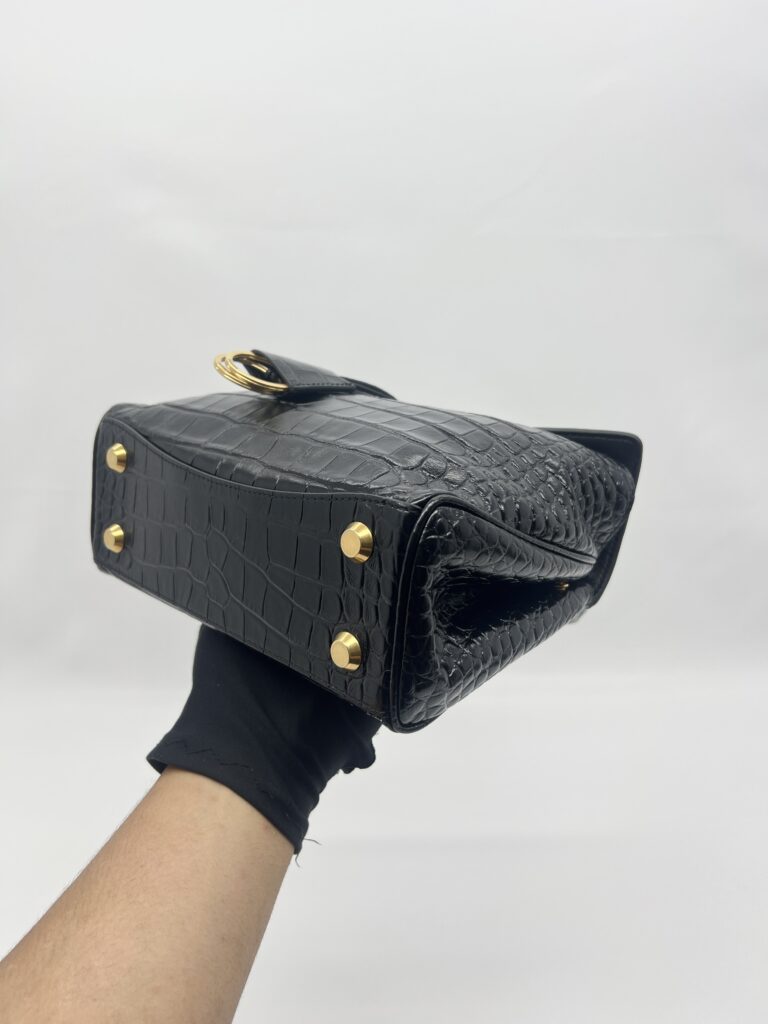 Rodeo Mini Croco Black GHW