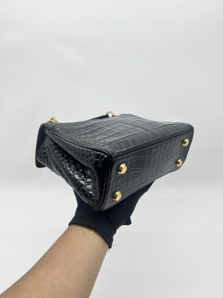 Rodeo Mini Croco Black GHW
