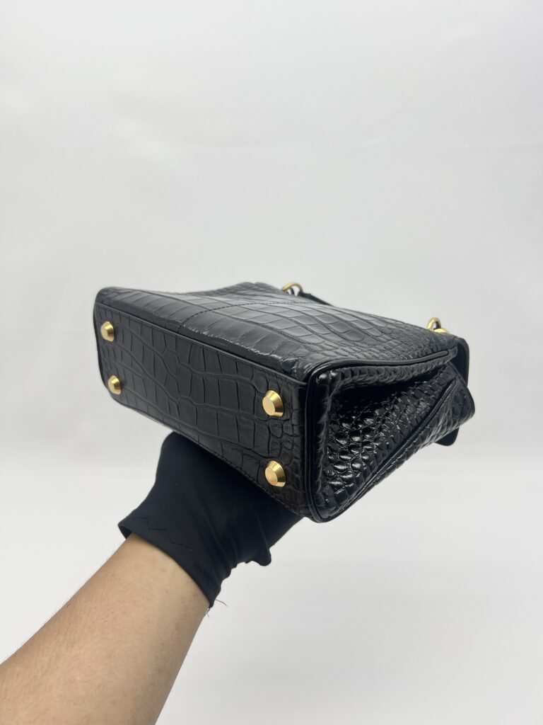 Rodeo Mini Croco Black GHW