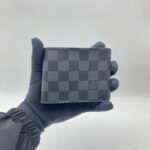 Louis Vuitton Multiple Bi-Fold Wallet Damier Graphite Black