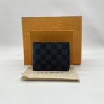 Louis Vuitton Multiple Bi-Fold Wallet Damier Graphite Black
