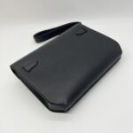 Hermes Kelly Depeches 25 Pouch Togo Noir PHW