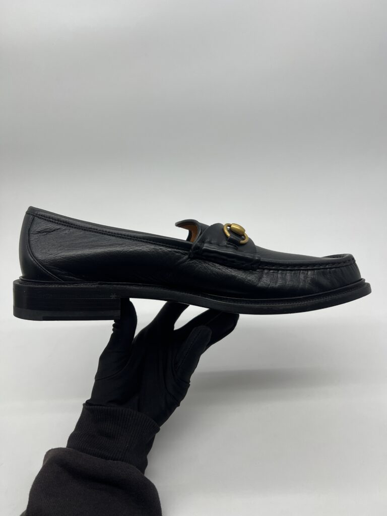 Gucci Mandala Goat Horsebit Black GHW