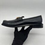 Gucci Mandala Goat Horsebit Black GHW