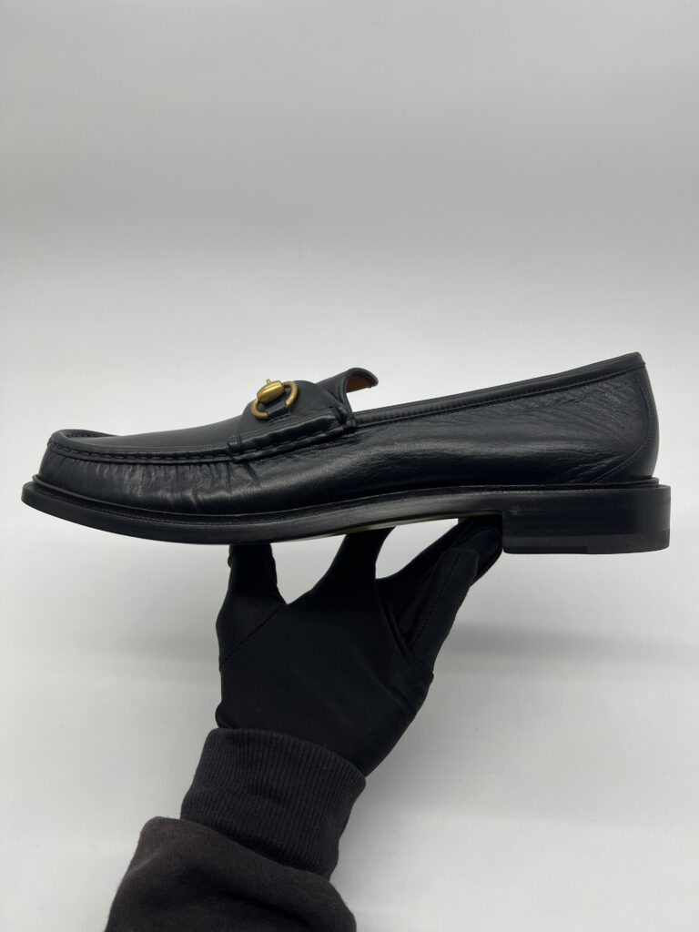 Gucci Mandala Goat Horsebit Black GHW