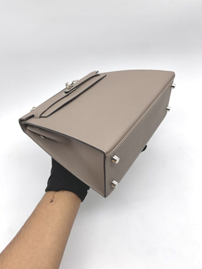 Hermes Kelly 25 Epsom Gris Asphalt PHW