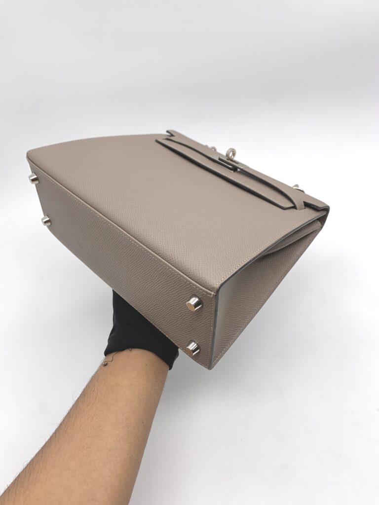 Hermes Kelly 25 Epsom Gris Asphalt PHW