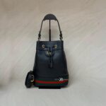 Gucci Ophidia Bucket Leather Black GHW